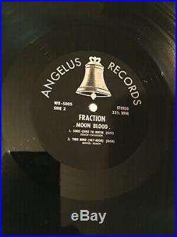 FRACTION Moon Blood ORIG PSYCH HOLY GRAIL 1971 Angelus WR 5005 RARE Lp 1/200