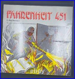 Fahrenheit 451 read by Ray Bradbury spoken word Rare Vinyl Record LP Album