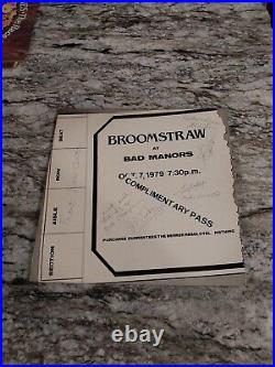 Few In Existence Vintage and Very Rare LP Broomstraw With The Autographs Of Band