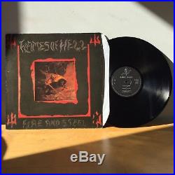 Flames of Hell Fire and Steel LP'87 OFFICIAL Thrash/Black Metal Bathory Venom