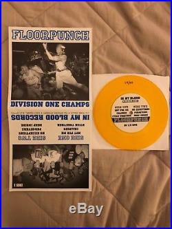 Floorpunch Division 1 Champs 7 GOLD /88 warzone youth of today nyhc LP bane