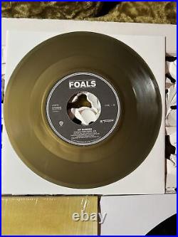 Foals Ltd Edition Holy Fire LP and Gold 7 2013 Warner Bros with Hype SHIPS FREE