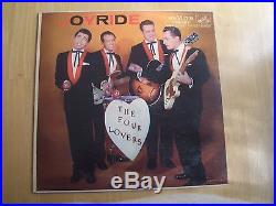 Four Lovers 4 Seasons First 331/3 RPM Record 1956 Lp Rare Cond