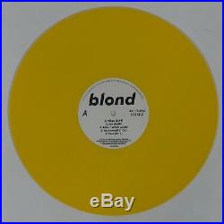 Frank Ocean Blond Blonde 2LP Limited Edition Yellow Color Wax Vinyl Record
