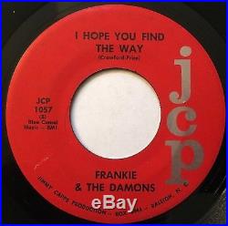 Frankie & The Damons Man From Soul Rare Northern Soul 45 Jcp 1057 Nc