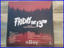 Friday the 13th Blood Filled Waxwork Vinyl Limited to 100 Copies LP