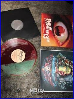 Friday the 13th Blood Filled vinyl Soundtrack Waxwork Records