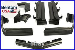 Front & Rear Bumper Fillers Cover Vehicle Set Compatible with 1979-1985 Buick