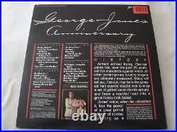 GEORGE JONES Anniversary Ten Years of Hits DOUBLE VINYL ALBUM 1982 EPIC RECORDS