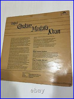 GHULAM MUSTAFA KHAN KHAYAL darbari kanhra VOCAL'80 RARE LP CLASSICAL INDIA VG++