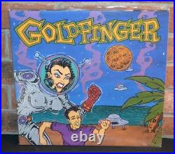 GOLDFINGER Self Titled, Limited LAVENDER/BLUE SPLIT COLORED VINYL New