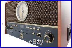 GPO Chesterton Vintage Retro Vinyl Record Player Turntable Radio/CD/USB/Cassette