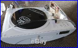 GPO Jive Turntable Record Player CD Mp3 FM Radio Save Vinyl to USB +2 needles