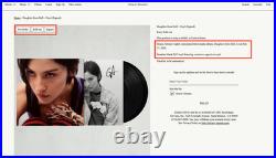 GRACIE ABRAMS Daughter from Hell SIGNED/AUTOGRAPHED Vinyl Record PRESALE