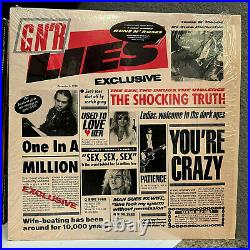 GUNS N ROSES Lies (Uncensored Cover, Orig Shrinkwrap) 12 Vinyl Record LP EX