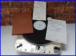Garrard 301 Idler Drive Vintage Turntable Record Vinyl Player Deck + Accessories