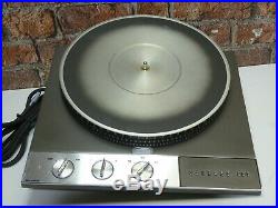 Garrard 401 Flush Strobe Vintage 1960s Record Vinyl Deck Player Turntable