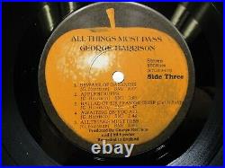 George Harrison All Things Must Pass 3xLP Record Ultrasonic Clean Poster EX/NM
