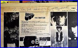 George Harrison Signed Beatles Record Rubber Soul LP Mono Parlophone
