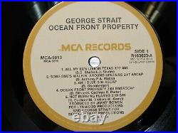 George Strait? Ocean Front Property LP Record 1987 Club NM Ultrasonic Clean