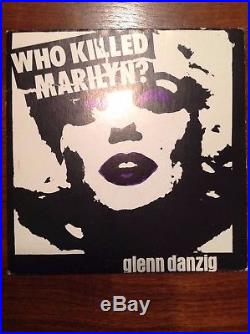 Glenn Danzig Who Killed Marilyn 7 purple misfits punk plan 9 samhain