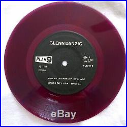 Glenn Danzig Who Killed Marilyn Purple vinyl with Single Black Swirl Misfits