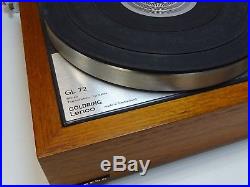 Goldring Lenco GL 72 Vintage Turntable Record Vinyl Player Deck + Shure Stylus