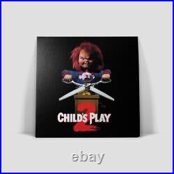 Graeme Revell Child's Play 2 Chucky Shirt Stripe with Splatter Colored Vinyl 2XLP