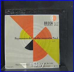 Gregor Fitelberg Szymanowski Violin Concerto No. 1 10 LP VG+ Vinyl Record
