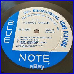HORACE PARLAN Us Three LP BLUE NOTE BLP 4037 US RVG MONO 47 W. 63rd 1st US PRESS