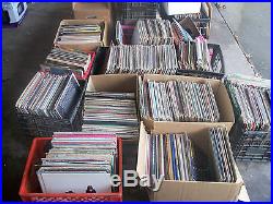 HUGE LOT OF VINYL RECORDS/ABOUT 1/2 A GARAGE FULL/EVERY GENRE REPRESENTED