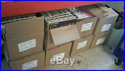 HUGE Lot of 2,000+ 33 RPM/45 RPM/CD's -Mixed Lot- Records Vinyl