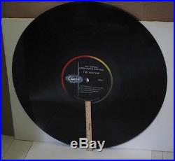 Huge Rare Beatles 34 Vinyl Record Album Sgt. Peppers Advertising Store Promo Ny
