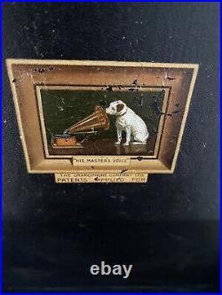 His master's voice record phonograph machine K2071 from 1900's