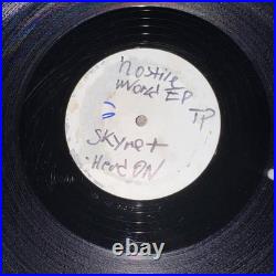Hostile World EP test press, Ft SKC, Back Sun Empire, Dj Optiv, Rob F & Skynet