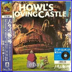 Howl's Moving Castle Original Soundtrack LP Vinyl Record Album + Obi Strip