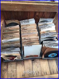 Huge Collection 45 Vintage Rock Records