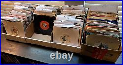 Huge Lot of (300) Rock Pop Soul 45 RPM Vinyl Records EX (See List)