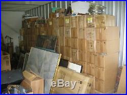 Huge lot of 30K to 40K LP & 45 collection + CDs/cassettes picture sleeves