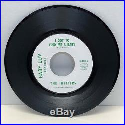 INTICERS Baby Luv Rare 1968 Original Northern Soul 45 FREE WORLDWIDE FEDEX