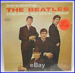 Introducing The BEATLES VEE-JAY Records FACTORY SEALED original 1964 mono VJ LP