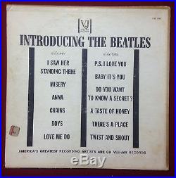 Introducing The Beatles RARE Version 1 MONO Vinyl LP Album VJLP 1062 US VEE-JAY