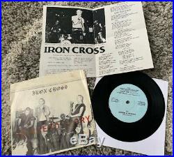 Iron Cross Original 7 punk Kbd Dischord
