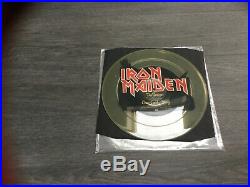 Iron Maiden Trooper uncut first press V cut Mega rare
