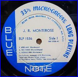 J. R. Monterose Ira Sullivan Horace Silver Wilbur Ware Joe Jones Blue Note Lp 1536