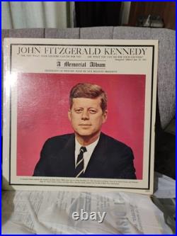 JFK JOHN FITZGERALD KENNEDY A Memorial Album LP PREMIER ALBUMS NY 1963 Sealed