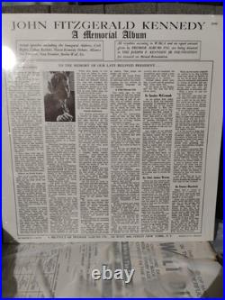 JFK JOHN FITZGERALD KENNEDY A Memorial Album LP PREMIER ALBUMS NY 1963 Sealed