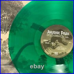 JURASSIC PARK Soundtrack, Ltd Rmstrd 180G 2LP TRANS GREEN VINYL Gatefold New