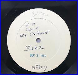 John Coltrane A Love Supreme original mono Test Pressing LP