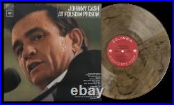 Johnny Cash At Folsom Prison Exclusive VMP Club Members Tan Black Vinyl LP ROTM